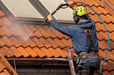 Démoussage et hydrofuge de toiture à Mouterre-Silly